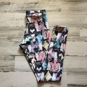 Sharp Shirter Nerdy Cats Leggings S